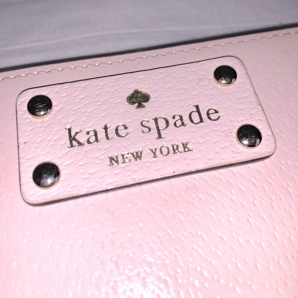 Baby Pink Kate Spade Zip Around Wallet